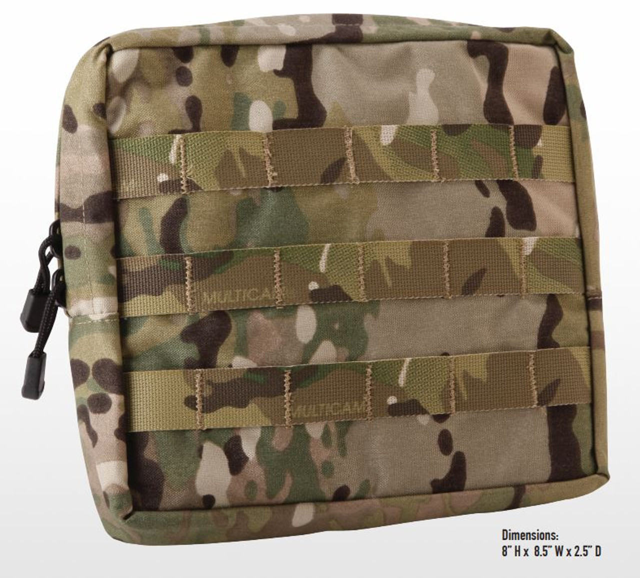 Point Blank Large Misc Utility Zipper Pouch with Molle Attachment