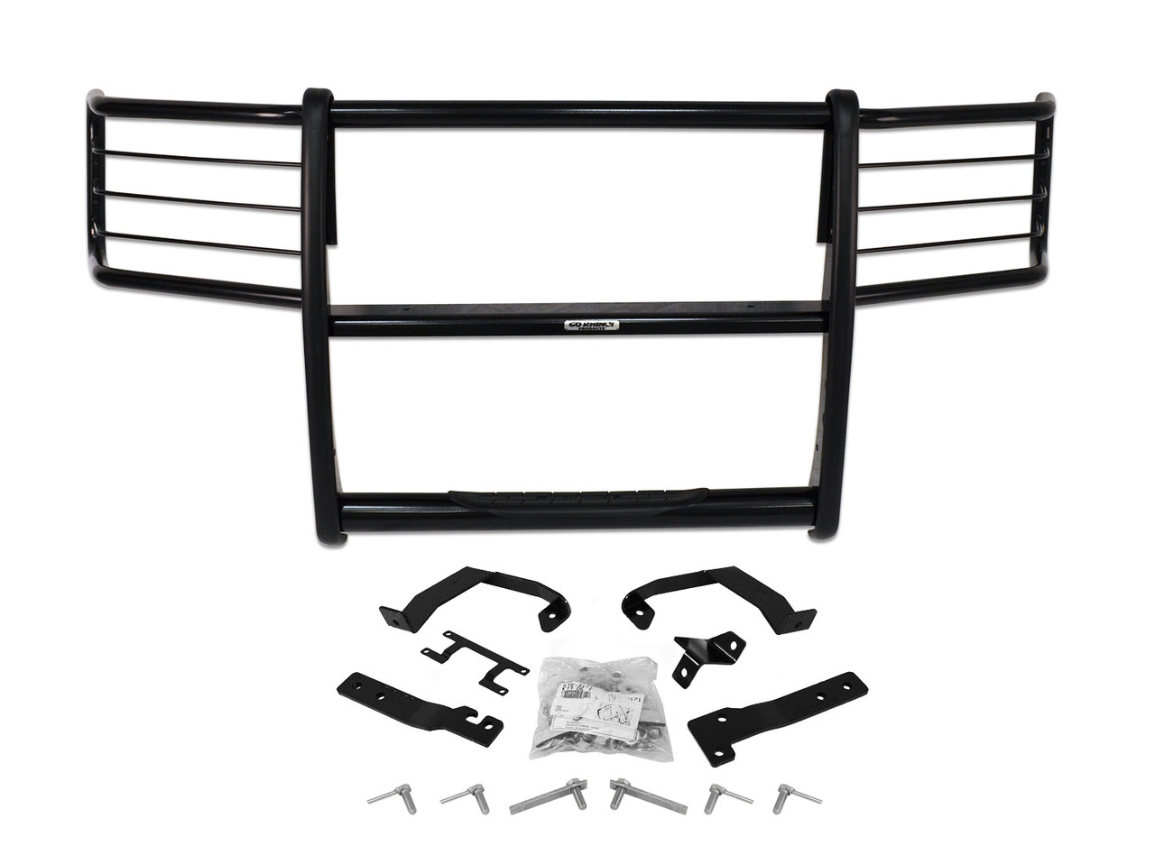 Go Rhino 3219MB RAM 2500HD 3500HD 2010-2018 3000 Series StepGuard - Center Grille + Brush Guards, Black Mild Steel Installation Kit Included