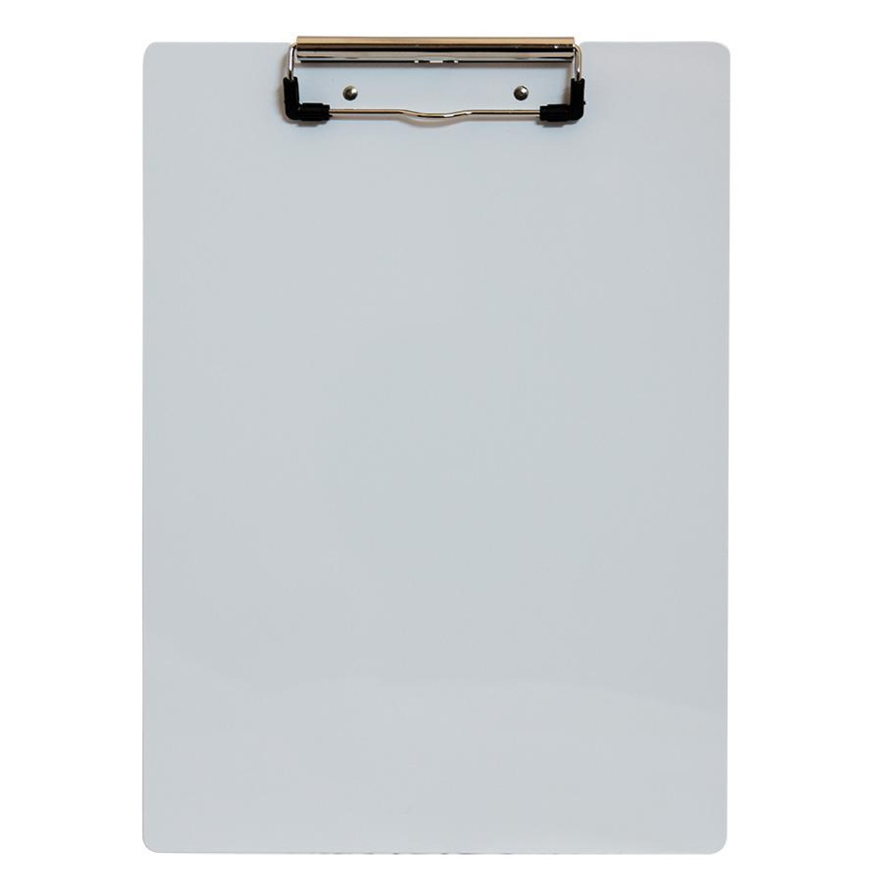Saunders 21526 Clipboard, Letter/A4, 8.5x12 Paper Size, Low Profile Clip, White Aluminum
