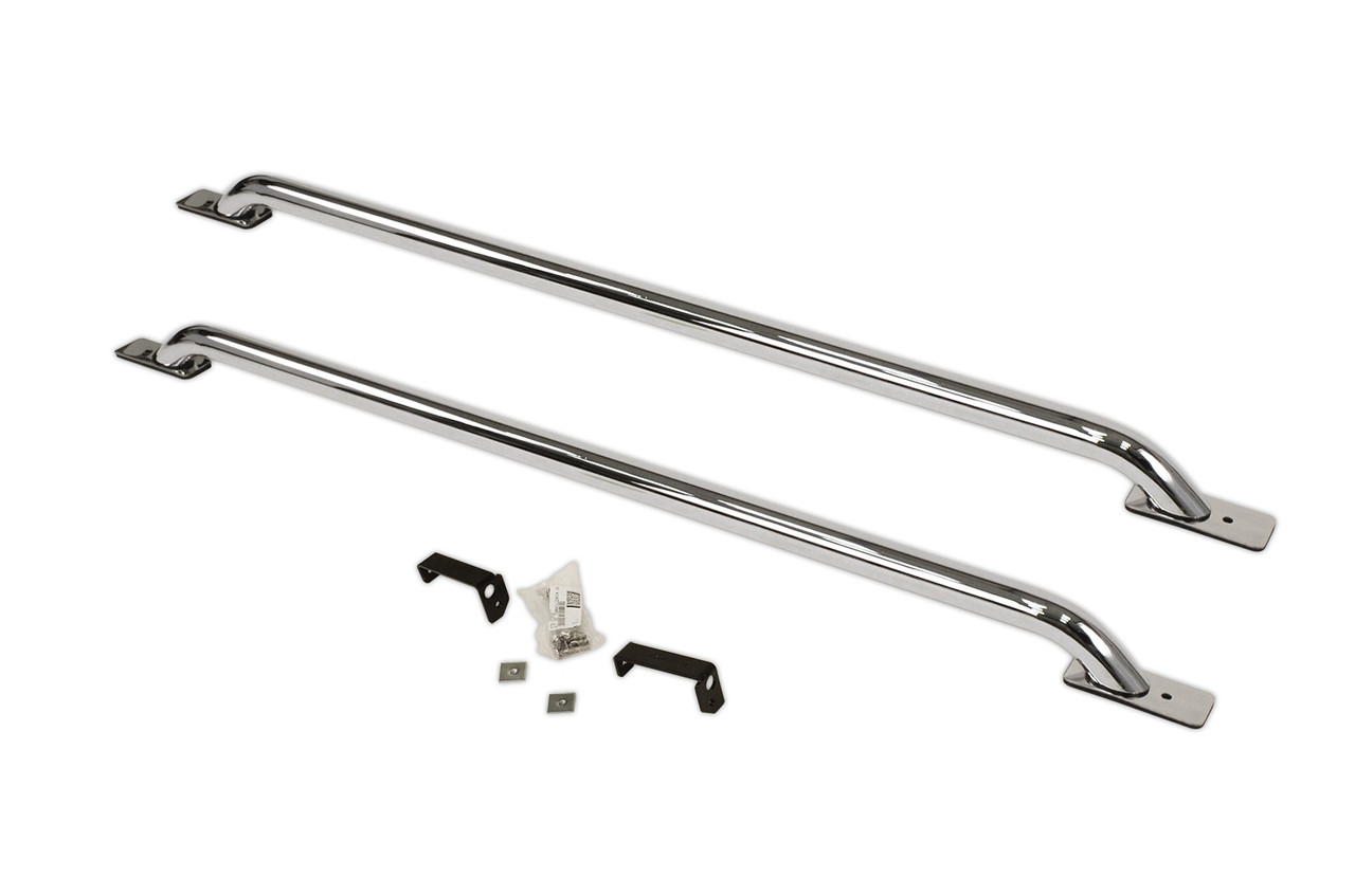 Go Rhino 8040C Chevrolet Silverado 1500 LD (Classic), 2014-2019, Stake Pocket Bed Rails, Chrome Mild Steel, Mounting Kit Included