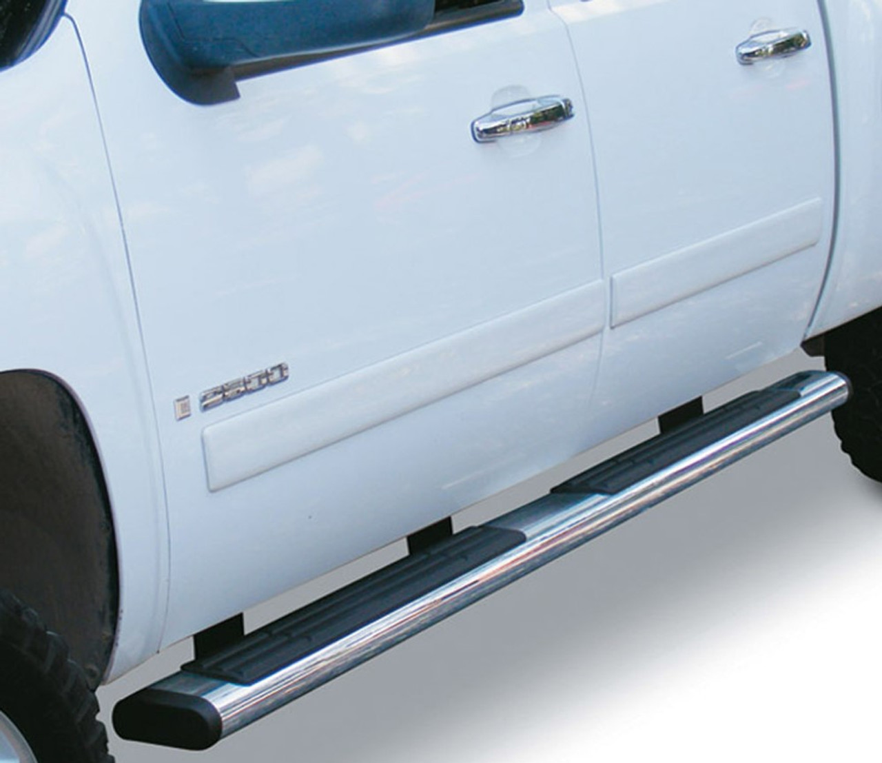 Go Rhino 686418087T Ford, F-250, F-350 Super Duty, 1999 - 2016, 6 inch OE Xtreme - Complete Kit: SideSteps + Brackets, Galvanized Steel, Textured black, 660087T side bars + 6841805 OE Xtreme Brackets. 6 inch wide x 87 inch long side bars