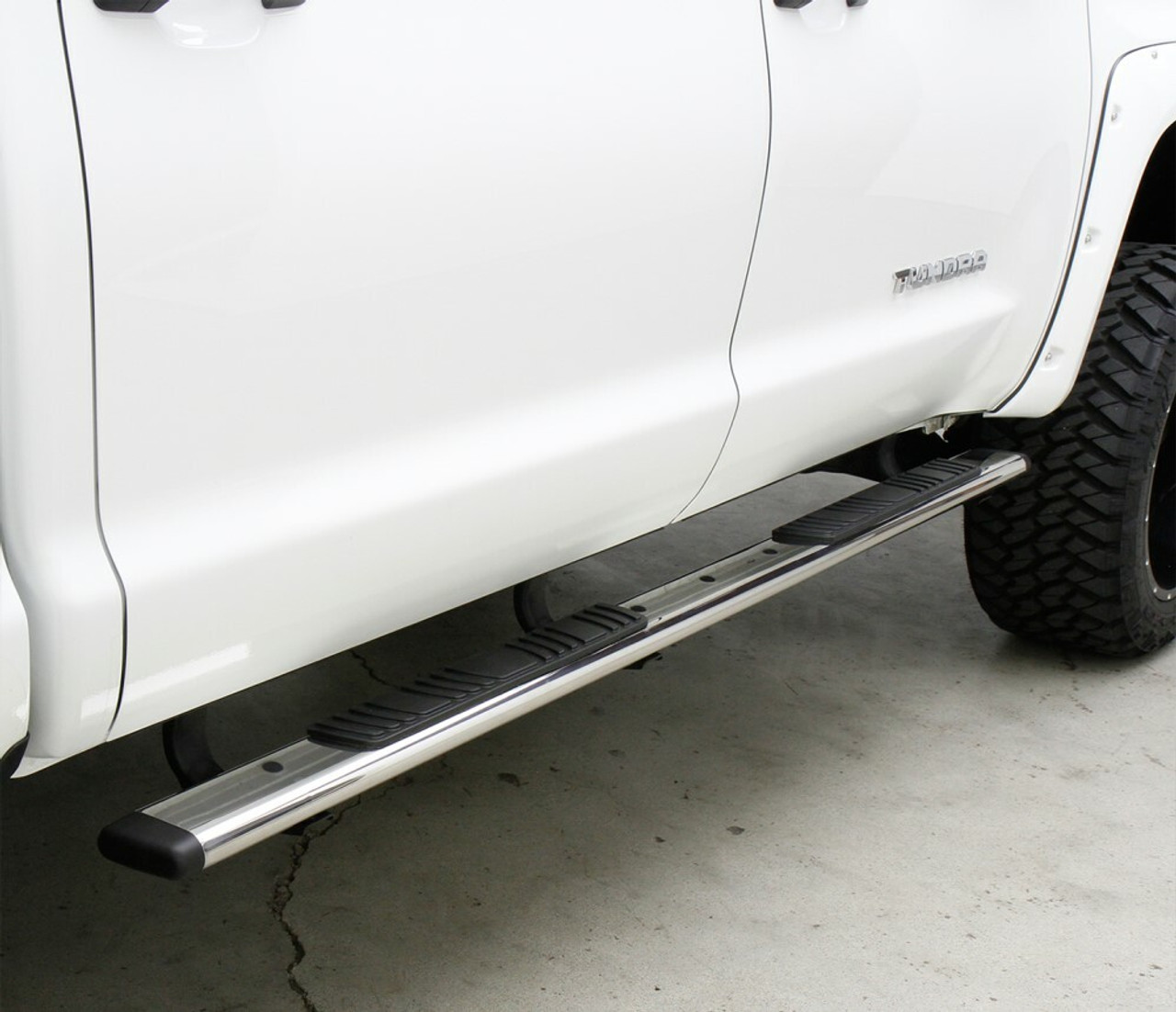 Go Rhino 685409952T RAM 2500HD, 3500HD, 2010 - 2021, 5 inch OE Xtreme Low Profile - Complete Kit: Sidesteps + Brackets, Galvanized Steel, Textured black, 650052T side bars + 6840995 OE Xtreme Brackets. 5 inch wide x 52 inch long side bars