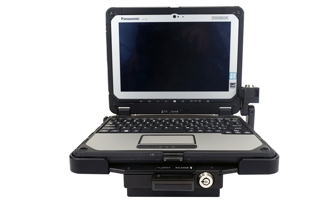 Gamber johnson 7300-0191-32, TrimLine Panasonic Toughbook CF-20 Laptop Vehicle Docking Station, Dual RF - TNC with Screen Arm Lock and LIND Power Adapter