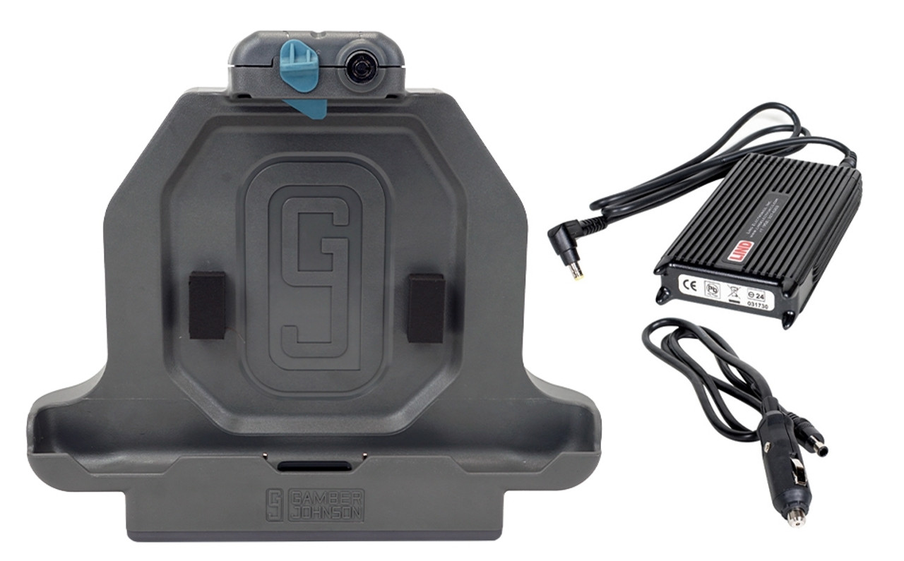 Gamber Johnson 7170-0873-00, Zebra ET51/56 10" SLIM Charging Cradle w/External LIND 11-16V Auto Power Adapter