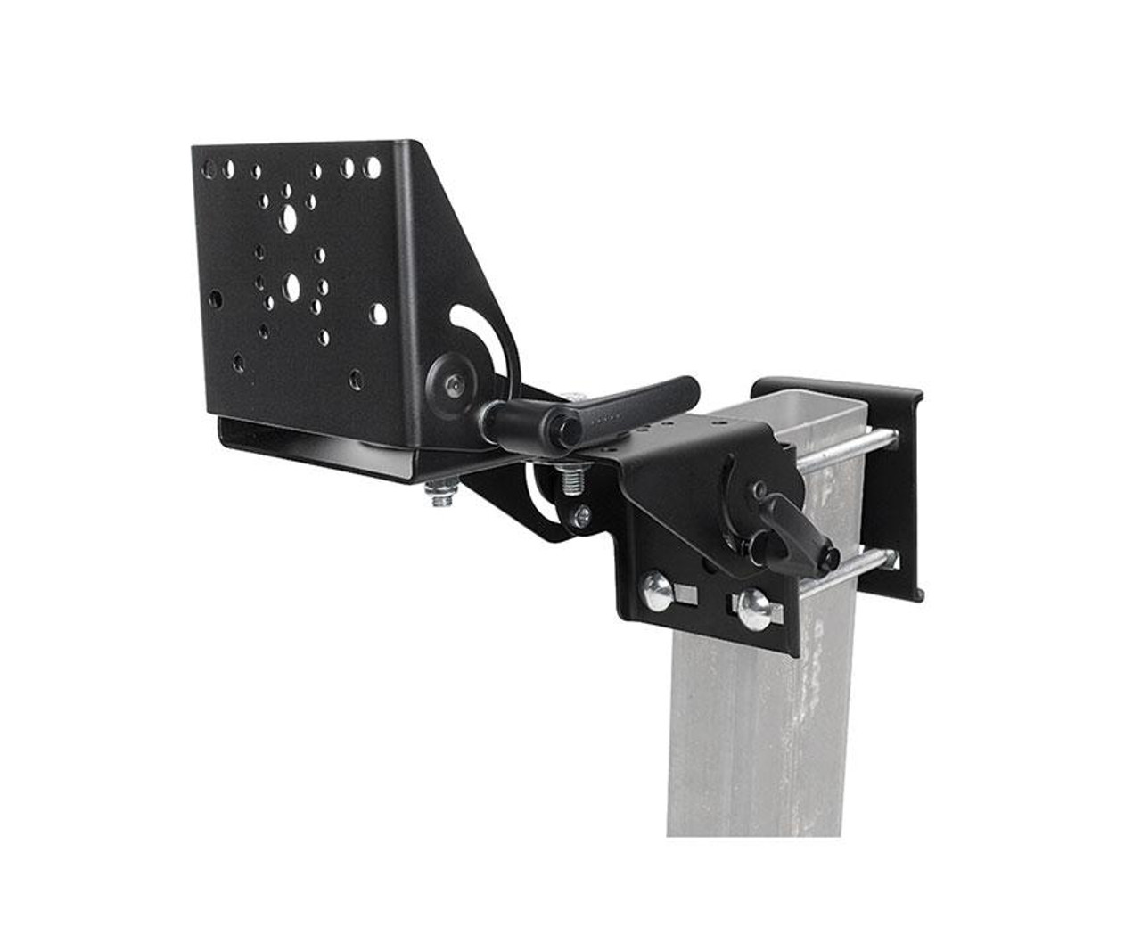 Gamber Johnson 7170-0939, CLARK Fork Lift Roll Formed Pillar Bracket and Dual Clamshell Combined Mounting Kit