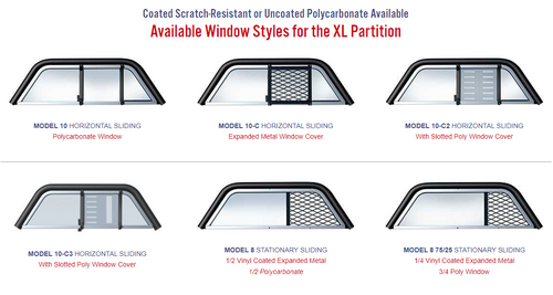 Setina XL Extra Legroom Partition Includes XL Recessed Panel and Lower Extension Panels For 2020-2023 Ford  PIU