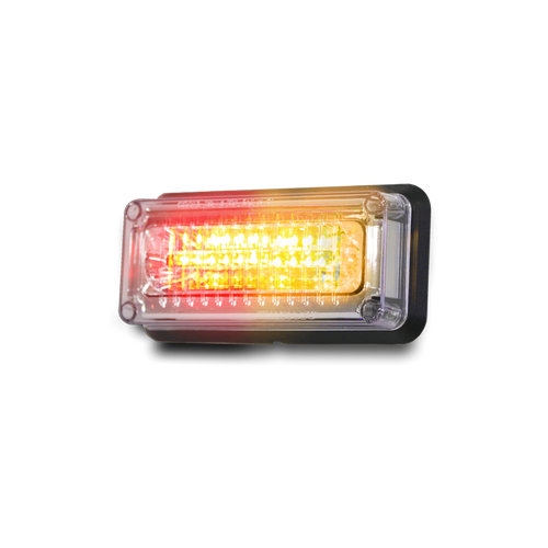 Code-3 - PRIZM II Perimeter Lights - 3x7 Inch, Available in Dual Color, 22 LED per lighthead, Optional Chrome Bezel