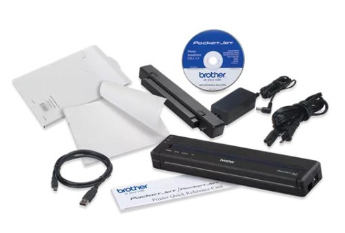 Brother PJ723VK, PocketJet Vehicle Kit Includes: PJ723 Printer, Vehicle Pwr. Adapter, Mounting Block, USB Cable, Software, Paper Roll and Special Vehicle Configuration