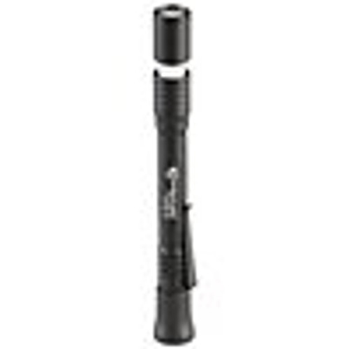 Streamlight 66218 Stylus Pro 360 - Includes 2 AAA alkaline batteries lanyard and nylon holster -  Clam - Black - DSS