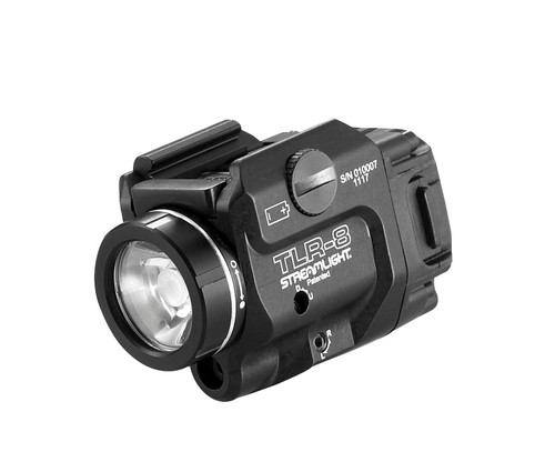 Streamlight 69410 TLR-8 - Rail locating keys CR123A lithium battery - Box - Black - DSS