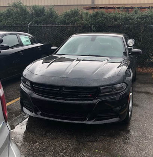 New 2023 Black Dodge Charger PPV V8 RWD ready to be built as a Marked Patrol Package Police Pursuit Car (Emergency Lighting, Siren, Controller, Partition, Window Bars, etc.), + Delivery