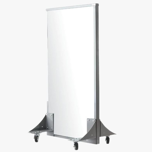RTS Tactical Ballistic Armor Whiteboard Panel, Size 32" x 72”, Level III+ Panel with Locking Casters