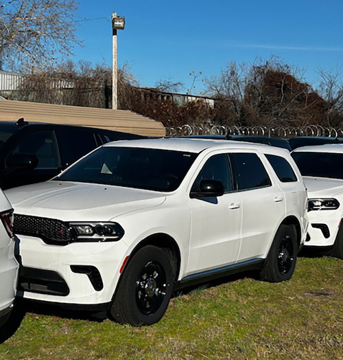 New 2023 White Dodge Durango PPV Police Package SUV AWD V8, ready to be built as an Admin Package (Emergency Lighting, Siren, Controller,  Console, etc.), + Delivery, DURSA5