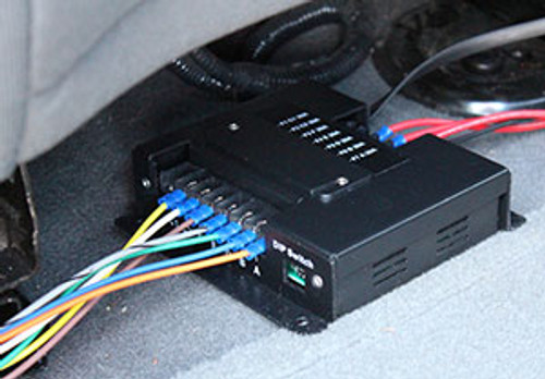 Code-3 Remote Rocker Max Pak Switch Box, Programmable, 6 Backlit Button Control Head