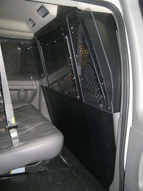 Havis P-FRONT-1 Front Partition w/ Emergency Exit Hatch, Chevy Vans