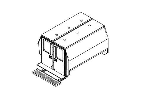 Havis PT-F06-80-1 Prisoner Transport Insert, Single Compartment, Ford Transit 2015-24