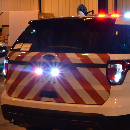 Law Enforcement and Emergency Vehicle Chevrons Graphics with 3M Reflective Decal Stripes, fit Cars, SUV's, Trucks, Vans