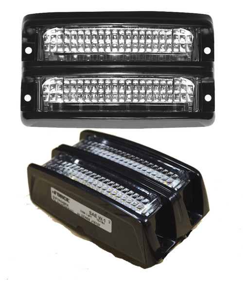 SoundOff ENFDSS nFORCE Dual-Stacked LED Surface Flush Mount Light, 1 2 or 3 Colors per lighthead