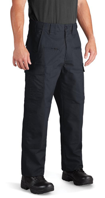 Propper F5294 Men's Kinetic Tactical Pants, polyester/cotton ripstop with DWR, Uniform/Cargo, Classic/Straight, Badge Tab, available in Black, Khaki, Olive Green, Charcoal Grey, Coyote Brown, or LAPD Navy F5294