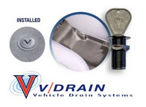 V-drain Vehicle Drainage System from Laguna 3P, VD-1000 (includes 2 drain plugs)