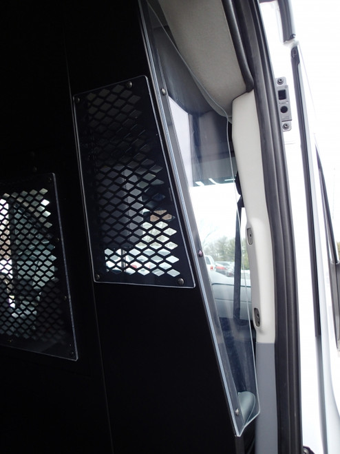 Havis P-FRONT-4 Front Partition, Ford Transit Window Van w/ Medium Roof & Side Sliding Door