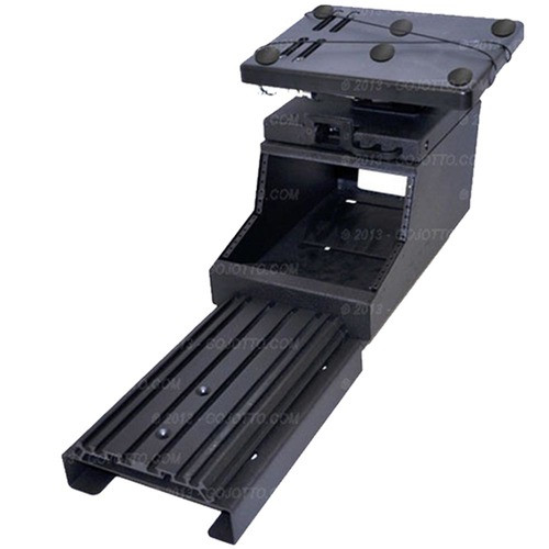 Charger Law Enforcement Equipment Console and Laptop Mount Workstation AK-7  by Jotto Desk 2011-2020, includes faceplates and filler panels