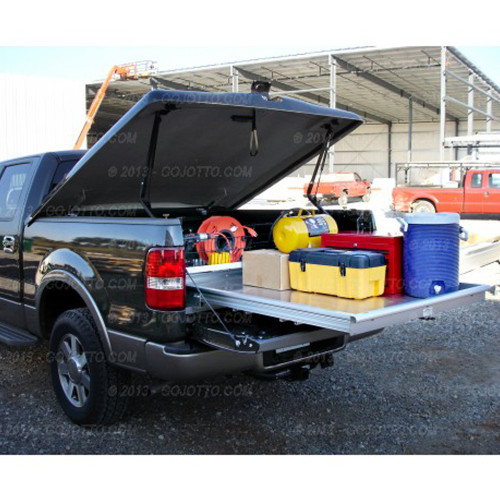Jotto-Cargo Slide 410-9071, Truck-Bed Cargo Slide fits Dodge Ram Full Size Trucks with a 8' Bed, 2000 lbs Capacity, 95" Length, 49" Width, Weighs 155 lbs, Aluminum
