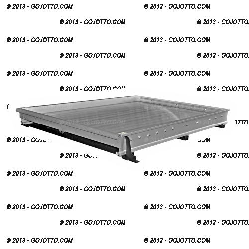 Jotto-Cargo Slide 410-9057, Truck-Bed Cargo Slide fits Chevy Avalanche Trucks, 800 lbs Capacity, 63" Length, 49" Width, Weighs 75 lbs, Aluminum, with optional AlumaPlank Flooring system