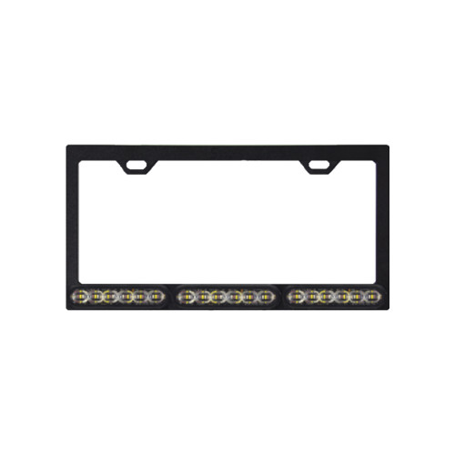 SoundOff License Plate Frame mpower 4 Inch Quick Mount