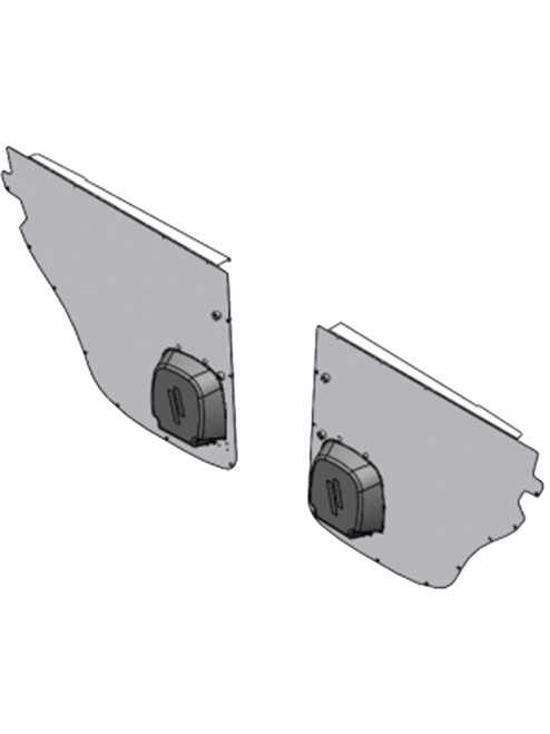 Havis DP-F28-A Door Panel Kit for 2 Doors, Ford Interceptor Utility 2020-21