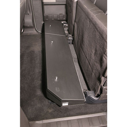 Tuffy Security 309-01 Ford F-250 and F-350 Crew Cab 2003+ Under Rear Seat Lockbox, 58x11x3, Weather Resistant, Welded 16 Gauge steel construction, Durable texture powder coat finish