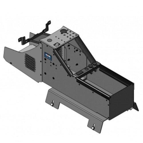 Havis C-VS-0812-TAH-1 20 Inch Vehicle Specific Console for 2015-2020 Chevy Tahoe Law Enforcement Pursuit Vehicle & 2015-2020 Chevy Suburban, includes faceplates and filler panels