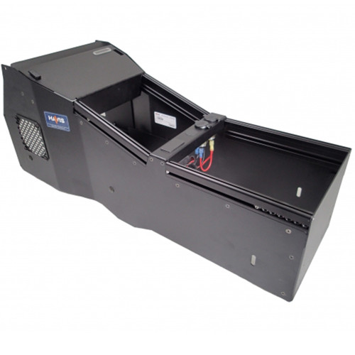 Havis C-VS-0810-INUT-PM 18-Inch Angled Console w/ Internal Printer Mount, Ford Interceptor Utility 2013-19