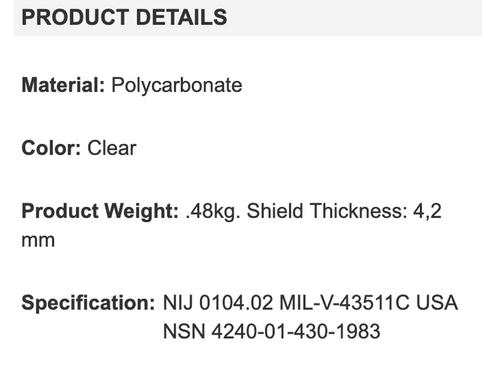 Paulson DK5-H.150HM Hard mount Tactical Face Shield designed to fit most PASGT ballistic helmets only.  Shield length is 8 inches with an Integral rubber seal. Mounting Hardware included