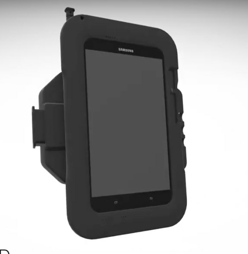 Havis PKG-TAB-SAM3 Docking Station & Tablet Case for Samsung Active2, Charge & Data