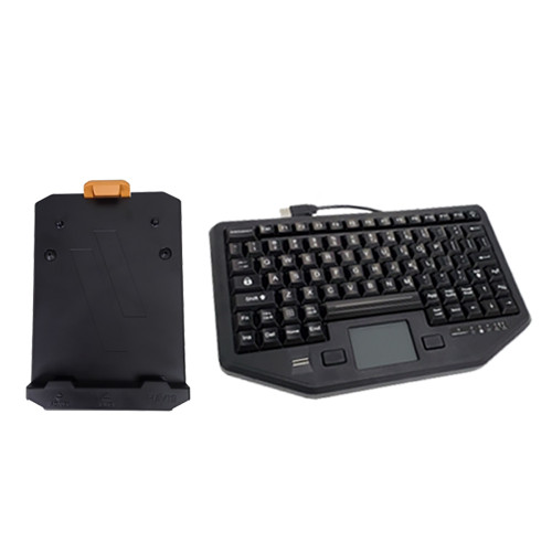 Havis KB-104 Compact USB Dual Authentication Keyboard w/ Integrated Mouse