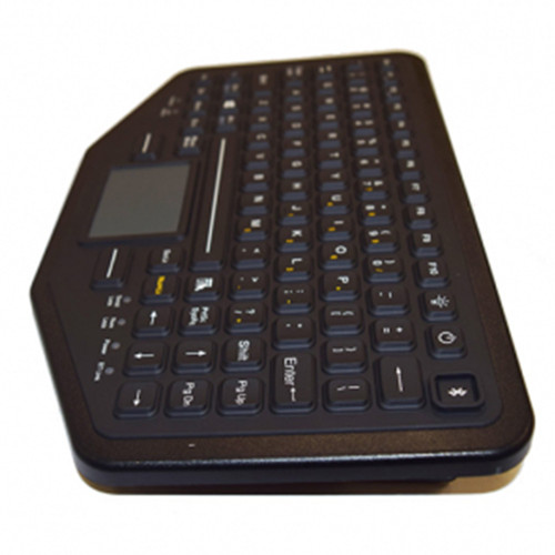 Gamber Johnson 7300-0113 iKey Dual Connectivity Slim Keyboard, Rechargeable Lithium Ion Battery, Humidity Resistant
