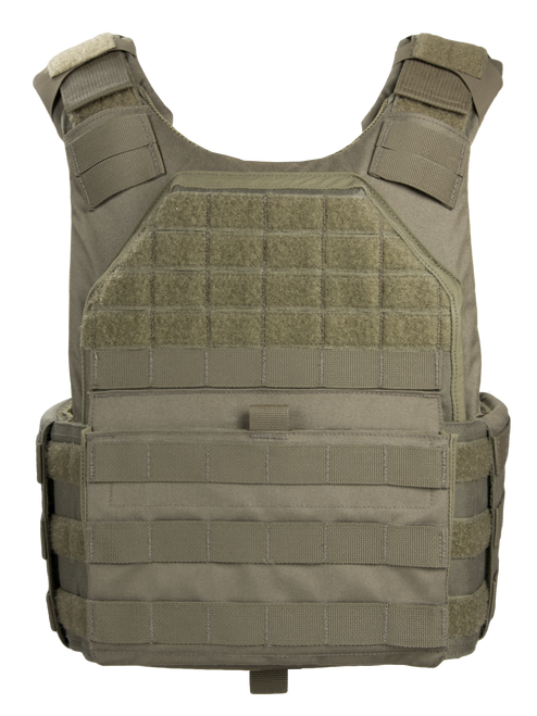 Armor Express SUA Overt Tactical Ballistic Body Armor Carrier, With a kangaroo pouch, cummerbund system that supports a multiple wrap options, Includes  NIJ Certified Level IIIA Panels (Soft Armor)