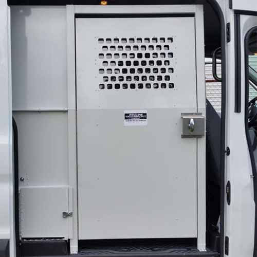 American Aluminum Dodge Promaster Van Inmate Transport Modular System, Extended Length, with Compartment Options