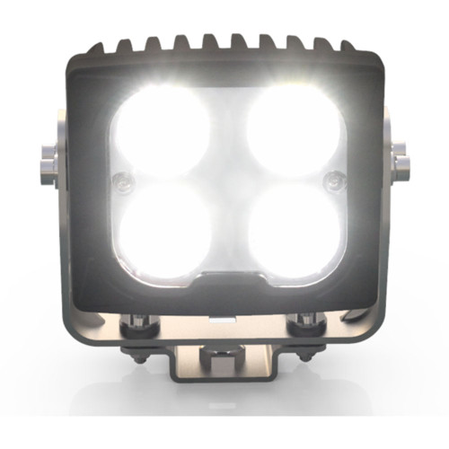 Code 3 CW4020 5.7 Inch Heated Lens LED Worklight, Flood Beam, Weather Resistant, with built-in vent to prevent fogging, Aluminum housing, Heavy-duty mount with 180degree angle