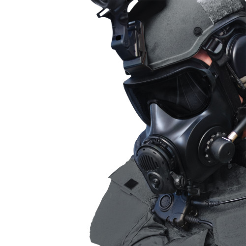 Avon Protection ST53SD Twin Port Special Responder Kit - Short Duration (10 minutes), Total Respiratory Protection System, Combines FM53 with advanced breathing apparatus for short-term tactical operations (SD40101A)