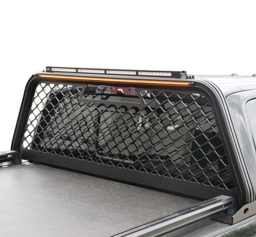 Putco Truck Headache Boss Rack, Chevy Silverado, GMC Sierra, HD 2500/3500 (2015-2019), Black or Gray, No Drilling Required