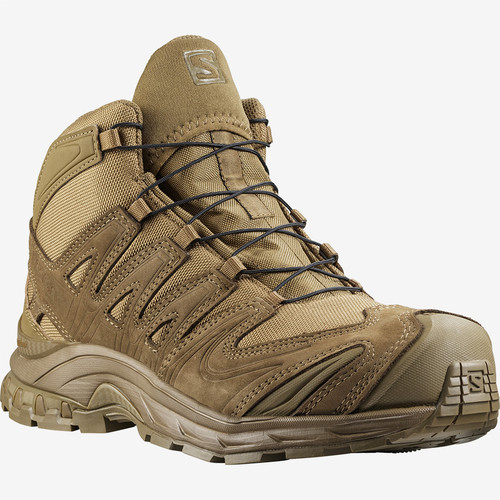 Salomon L40978200 XA Forces MID Unisex 5 inch Boots, Uniform or Casual, Lightweight, Coyote Brown