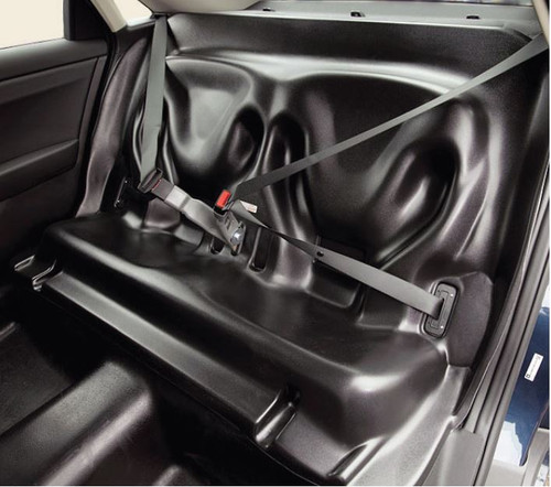 GO RHINO Dodge Charger (2015-2021) Molded Rear Prisoner Restraint Seat, Center Belt System, TPO Construction, Texture Scratch Resistant Finish