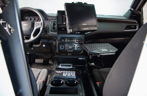 Havis C-DMM-3019 Heavy-Duty Dashboard Flip-Up Monitor or Tablet Mount, Chevy Tahoe 2021+