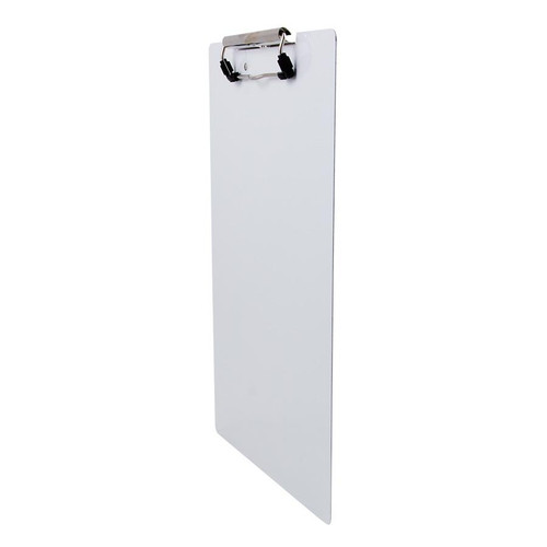 Saunders 21526 Clipboard, Letter/A4, 8.5x12 Paper Size, Low Profile Clip, White Aluminum