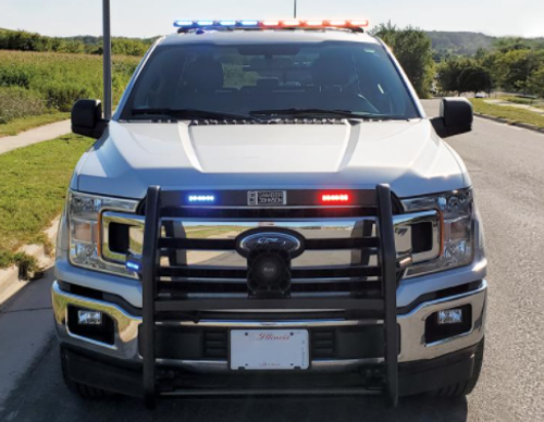 Gamber Johnson 2015-2020 Ford F-150 Aluminum Push Bumper with Light Bar and Side Light Bracket 7170-0787-06