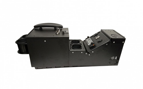 Gamber Johnson 7170-0125-01, Kit: Short Universal Sloped Console Box, File Box, Cup Holder, Armrest and Top Plate