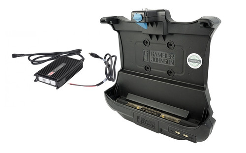 Gamber johnson 7170-0684-02, Panasonic Toughbook 33 Tablet Docking Station with LIND 120W Auto Power Adapter, Full Port, Dual RF