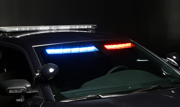 Whelen Inner Edge FST Upper Front Facing Lightbar, Ford Police ...